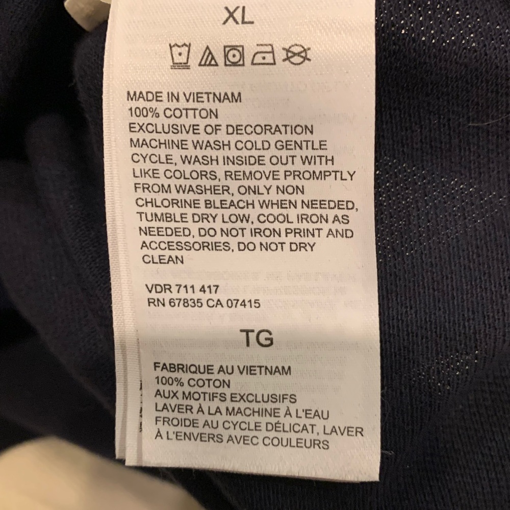 Men Calvin Klein Navy & Black sz XL - Picture 2 of 4